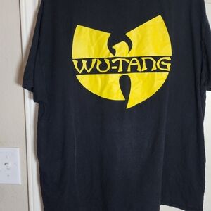 Wu-Tang Clan Black Tee with Yellow Emblem